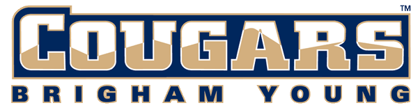 Brigham Young Cougars 1999-2004 Wordmark Logo 02 Iron On Transfer